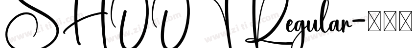 SHOOT Regular字体转换